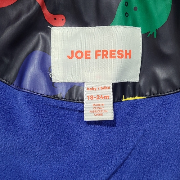 Baby Raincoat Dinosaur Print, Insulated - Picture 3 of 5